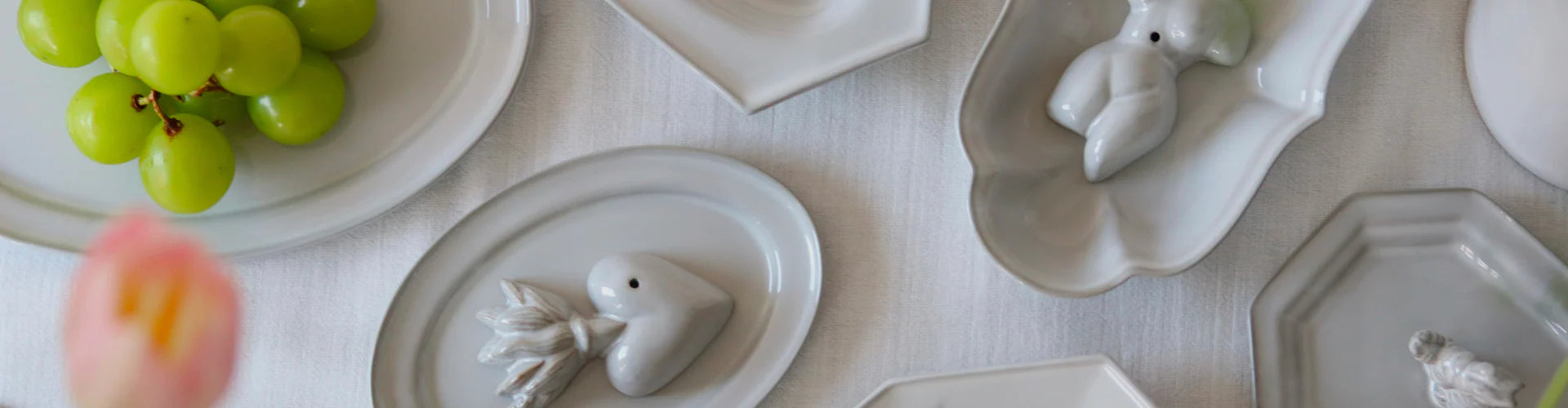 Plates, Trays, Cups & Vases